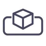 Cube On Phone SVG Icon